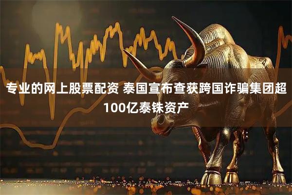 专业的网上股票配资 泰国宣布查获跨国诈骗集团超100亿泰铢资产
